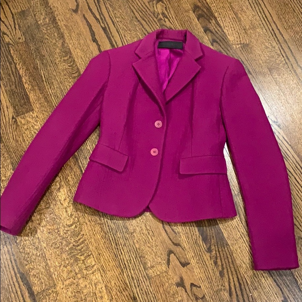 Donna Karan Magenta Blazer